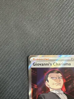 Giovanni's Charisma 197/165 Sv2a: Pokemon Card 151 Holo - Image 3