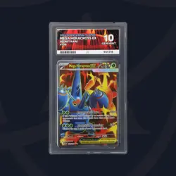 2025 POKEMON PFL EN-PHANTASMAL FLAMES ULTRA RARE #108 MEGA HERACROSS EX ACE 10 - Image 1
