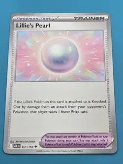 Lillie’s Pearl 151/159 Uncommon Trainer Journey Together Pokemon NM - Image 1