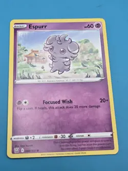 Pokemon TCG Espurr Sword & Shield Battle Styles 060/163 Regular NM - Image 1