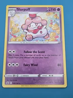 Pokemon TCG Slurpuff Chilling Reign 068/198 Regular Rare NM - Image 1