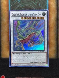 Yugioh Chaofeng, Phantom Of The Yang Zing KICO-EN041 Super Rare 1st Ed NM - Image 1