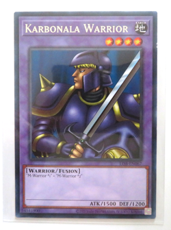Yugioh Card Karbonala Warrior LOB-EN067 Rare Lightly Played - Image 1