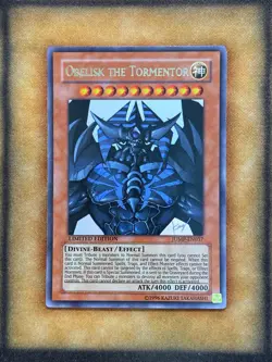 Yugioh Obelisk the Tormentor JUMP-EN037 Ultra Rare Limited Edition NM - Image 1