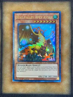 Yugioh Mist Valley Apex Avian HAC1-EN062 Duel Terminal Ultra Rare 1st Ed NM - Image 1