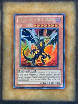 Yugioh Malefic Red-Eyes B. Dragon MOV2-EN001 Ultra Rare Limited Edition NM - Image 1