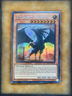 Yugioh Judgment Dragon BLC1-EN012 Ultra Rare 1st Ed SILVER NM - Image 1