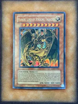 Yugioh Hamon, Lord of Striking Thunder SOI-EN002 Ultra Rare LP - Image 1