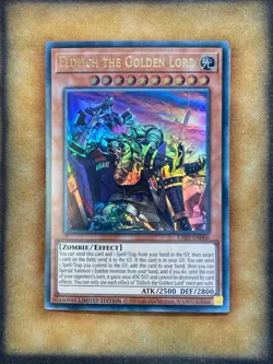 Yugioh Eldlich the Golden Lord LART-EN066 Ultra Rare Lost Art Promo NM - Image 1