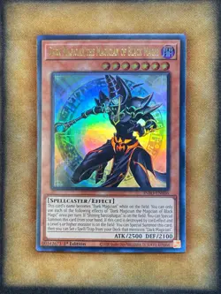 Yugioh Dark Magician the Magician of Black Magic INFO-EN006 Ultra Rare 1st Ed NM - Image 1