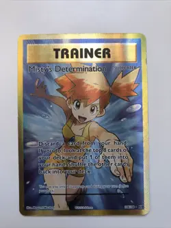 Pokemon TCG Misty's Determination XY Evolutions 108/108 Holo Full Art - Image 1