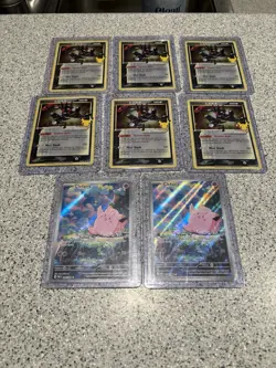 Pokemon Gold Star Greninja SWSH144 Lot Of 6! 2 Clefairy From Perfect Order - Image 1