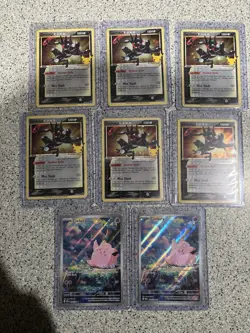 Pokemon Gold Star Greninja SWSH144 Lot Of 6! 2 Clefairy From Perfect Order - Image 2