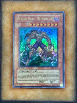 Yugioh Destiny Hero - Dreadmaster EOJ-EN004 Ultra Rare 1st Ed NM - Image 1