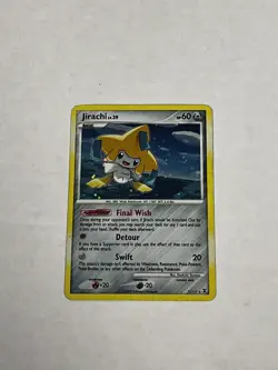 Jirachi 7/111 Holo R Rising Rivals Pokemon 2009 EN LP - Image 2