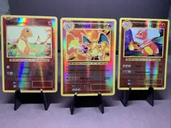Pokemon TCG Charizard Evolution Line Reverse Holo Lot XY Evolutions 2016 - Image 1