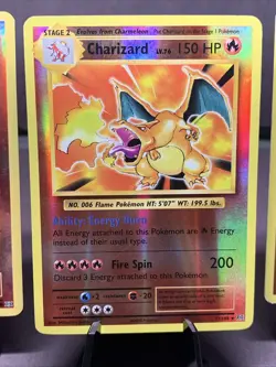 Pokemon TCG Charizard Evolution Line Reverse Holo Lot XY Evolutions 2016 - Image 4