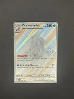 Crabominable 149/142 Holiday Calendar - SV Stellar Crown Holo - Pokemon TCG - Image 3