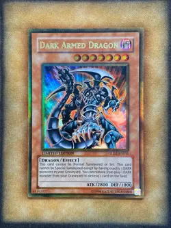 Yugioh Dark Armed Dragon GLD2-EN031 Gold Rare Limited Edition MP - Image 1