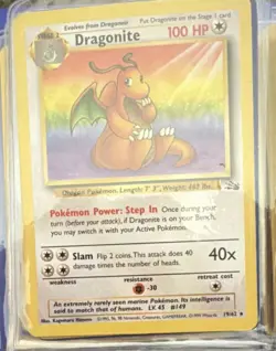 Wizards Pokemon TCG Fossil/Jungle 1999 Lot Zapdos Dragonite Ditto Scyther - Image 3