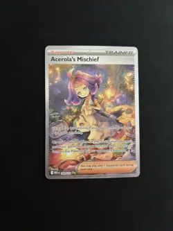 Acerola's Mischief 183/132 Me01: Mega Evolution Holo Pokemon TCG - NM - Image 1