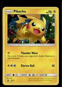 2017 Sun & Moon, Promos - Sun & Moon Promos 4 Pikachu Basic/Promo #SM76 - Image 1