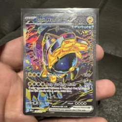 Pokemon Iron Hands 154/131 ex SV Prismatic Evolutions SIR Holo TCG - Image 1