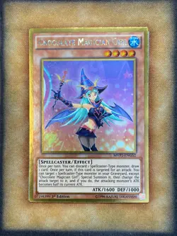 Yugioh Chocolate Magician Girl MVP1-ENG52 Gold Rare 1st Ed NM - Image 1