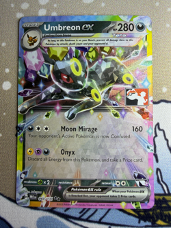 Pokemon TCG - Umbreon Ex - 060/131 Prismatic Evolutions STAMPED Prize Pack - NM - Image 1
