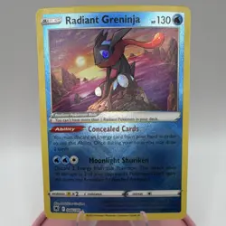 Pokemon Company Radiant Greninja 046/189 Astral Radiance Radiant Rare Holo NM - Image 1