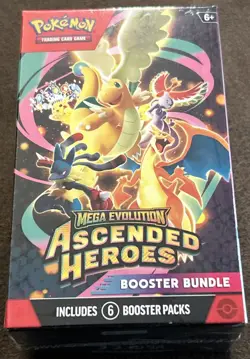 Pokemon TCG Ascended Heroes Booster Bundle Sealed New Release Date 4/24/26 - Image 1