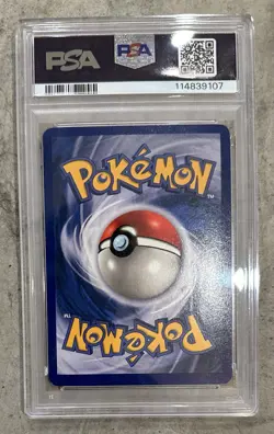 Pokemon Zapdos Fossil Unlimited Holo Rare #15 Corrected Foil PSA 5 - Image 2