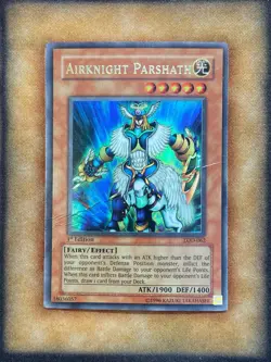 Yugioh Airknight Parshath LOD-062 Ultra Rare 1st Ed HP - Image 1