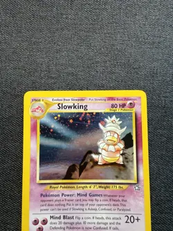 Pokemon Slowking Neo Genesis Holo Rare 14/111 Stage 1 Unlimited LP-/MP SWIRL - Image 2