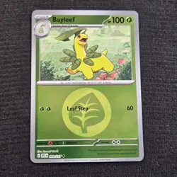 Pokemon Ascended Heroes Bayleef (Energy Symbol Pattern) Reverse Holo 9 NM - Image 1