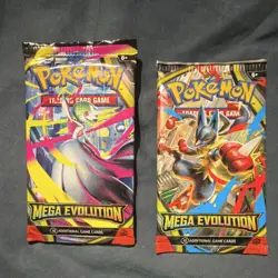 Pokemon Mega Evolution Booster Packs Gardevoir & Lucario 2 Packs English - Image 1