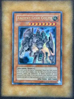 Yugioh Ancient Gear Golem TLM-EN006 Ultra Rare MP - Image 1