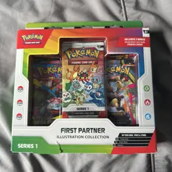 Pokemon TCG - First Partner Illustration Collection Box - New - READ DESCRIPTION - Image 1