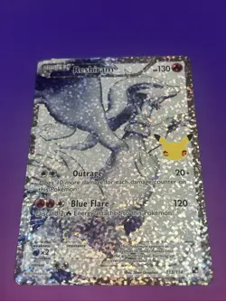 Pokemon TCG Reshiram 113/114 Celebrations Classic Collection Full Art Holo B - Image 1