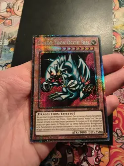 RA05-IT003 Drago Toon Occhi Blu Starlight Rare carta Yu-Gi-Oh italiana nm 1sted - Image 3