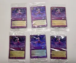 Lot of 6 Disney Lorcana TCG Elsa The Fifth Spirit Promo Glimmer Foil Sealed - Image 1