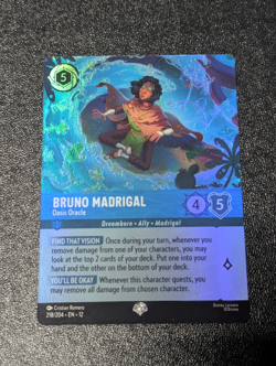 Disney Lorcana - Bruno Madrigal Oasis Oracle - EPIC - Wilds Unknown - 218/204 - Image 1