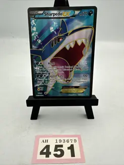 Sharpedo EX (Full Art) 152/160 XY - Primal Clash - Pokemon Card - NM - Image 2