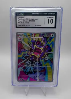 Loudred 078/066 AR Art Rare Ancient Roar Japanese Pokemon Card CGC Gem Mint 10 - Image 1