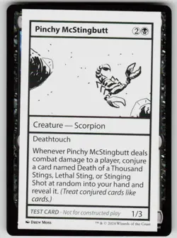 Pinchy McStingbutt Special Mystery Booster 2 Playtest Cards MTG Near Mint 2024 - Image 1