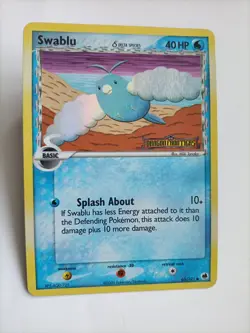 Pokemon Card Swablu - 65/101 - Stamped Holo - Ex Dragon Frontiers - - Image 1
