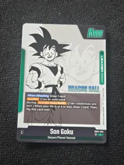 Son Goku SB02-033 Silver Leader Manga Booster 02 Dragon Ball Card English - Image 2