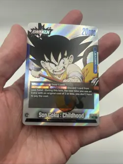 FB06-025 L Son Goku Childhood Full Art Leader Card Dragonball Fusion World Manga - Image 4