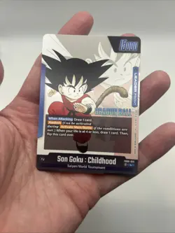 FB06-025 L Son Goku Childhood Full Art Leader Card Dragonball Fusion World Manga - Image 5