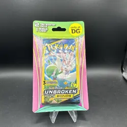 Dollar General Mini Booster Pack 2 Pack 1 Bonus Card Blister Unbroken Bonds 🔥 - Image 1